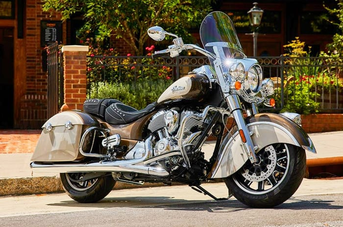 Indian Springfield front right static in field